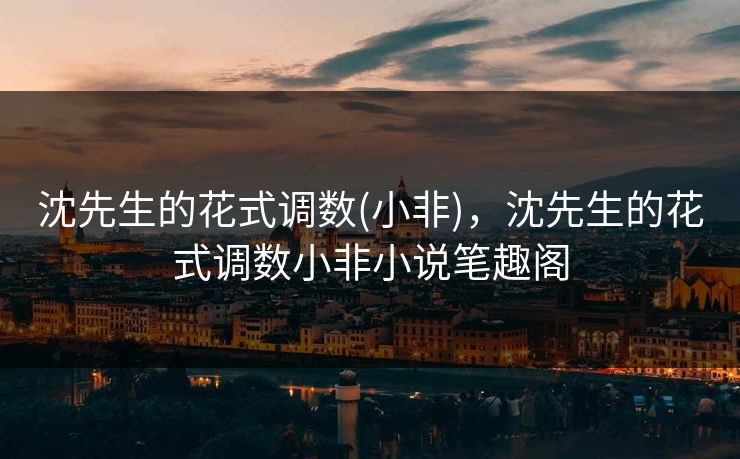沈先生的花式调数(小非),沈先生的花式调数小非小说笔趣阁 沈先生的花式调数(小非),沈先生的花式调数小非小说笔趣阁